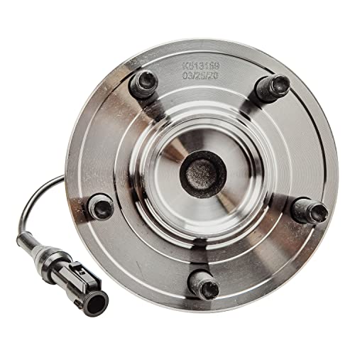 Detroit Axle - 2WD Front Wheel Bearing Hubs for Jaguar S-Type XJ8 XJR [5 Lug], Wheel Bearing Hubs Assembly Set Replacement, Pair Hubs w/Sensor Wire - style: 513169 x2/Pair