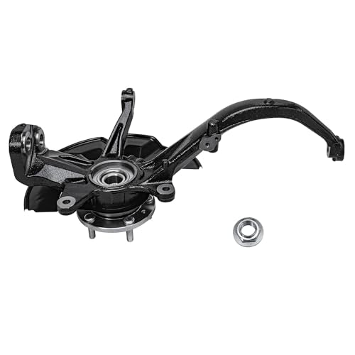 Detroit Axle - Front 4pc Steering Knuckles CV Axles for 06-09 Ford Fusion Mercury Milan, 06 Lincoln Zephyr, 2 CV Axle Shafts 2 Steering Knuckles & Wheel Bearing Hubs 2006 2007 2008 2009 Replacement - size: 4UX47643/Kit
