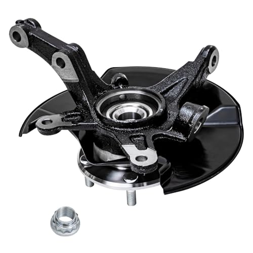 Detroit Axle - Front Steering Knuckles w/Hubs + Quick Struts w/Coil Spring Assembly Replacement for 2006-2011 Honda Civic 1.8L Coupe - size: 4QU47721/ Big strut kit
