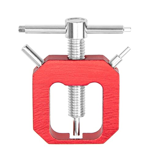 1/8 1/10 RC Motor Gear Puller Remover Universal Pinion Gear Tooth Extractor Repair Tool for 1:8 1:10 Scale Crawler Truck Car Upgrade Parts HSP HPI Axial SCX10 Traxxas RC4WD Redcat (Red) - color: Red