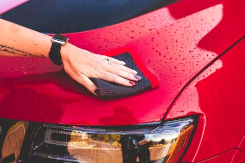 P&S Reset Clay Decontamination Towel – Fine Grade Clay Towel for Car Paint, Removes Fallout, Overspray & Rail Dust, Enhances Gloss & Sealant Bond, 12" x 12