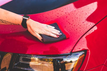 P&S Reset Clay Decontamination Towel – Fine Grade Clay Towel for Car Paint, Removes Fallout, Overspray & Rail Dust, Enhances Gloss & Sealant Bond, 12" x 12