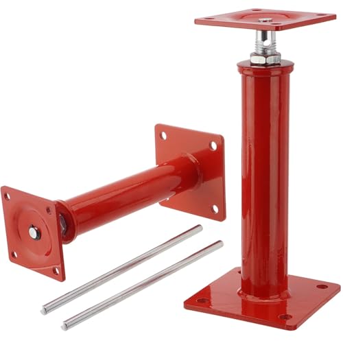 B4B BANG 4 BUCK House Jacks for Leveling Crawlspace, 11" - 16" Height Range, 11023 lbs Max Load Capacity, House Floor Jacks Post Pole for Leveling, 2 Pack - size: 11" - 16" (2 Pack)