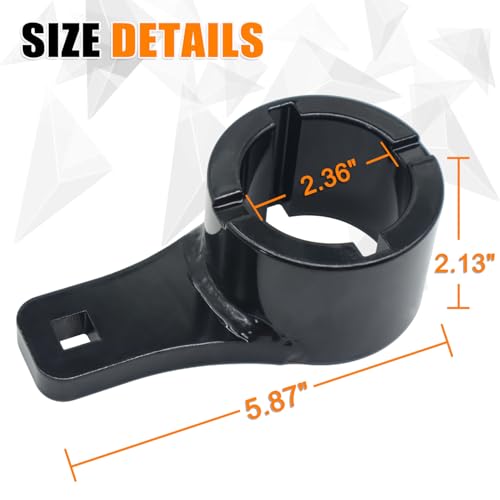 Crankshaft Damper Pulley Holding Holder Harmonic Tool & Universal Camshaft Pulley Holder Wrench Compatible with 22RE, 2RZ, 3RZ, 3.0L 3.3L V6, 4.0L 4.3L 4.7L V8 Engines