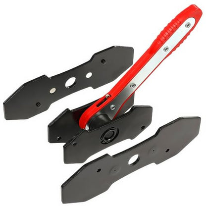 G-PLUS 360° Brake Caliper Press Tool with 2 Groups Steel Plates,4 in 1 Universal Disc Ratchet Brake Caliper Tool,Ratchet Piston Spreader Automotive Tools Car Brake Repair & Instalation Red - color: Red(Seller delivery)