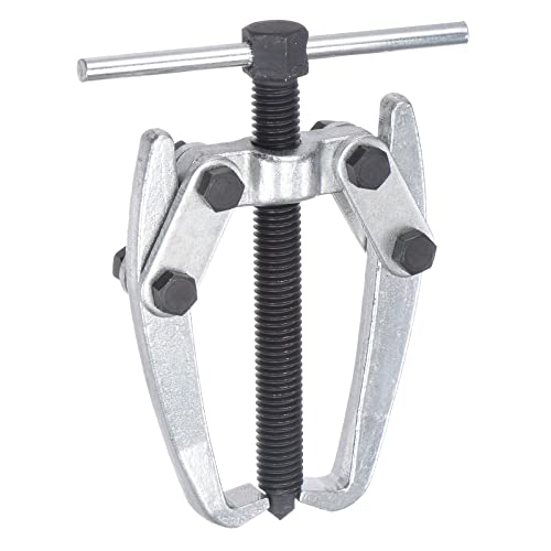 uxcell 2.5" 2-Jaw Gear Puller for Bearings, Pulleys Remove, High Carbon Steel Separate Lifting Device - size: 10mm - 65mm