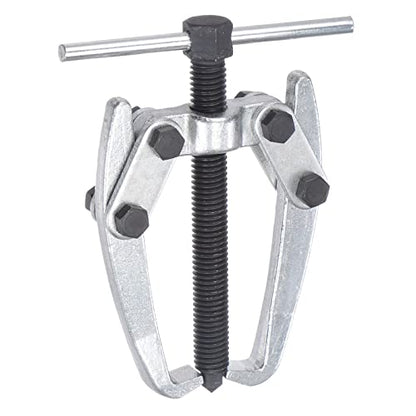 uxcell 2.5" 2-Jaw Gear Puller for Bearings, Pulleys Remove, High Carbon Steel Separate Lifting Device - size: 10mm - 65mm