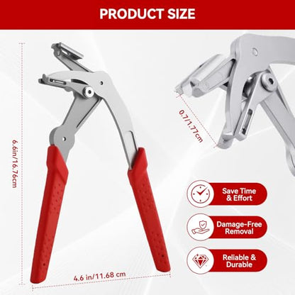 Car Clip Pliers, Panel Clip Removal Tool, 2026 New Professional Auto Clip Removal Pliers, Easy to Remove Fasteners, Clips, Buckles, and Rivets, Open The Panels Effortlessly Without Damage (2*Pcs) - color: 2*pcs