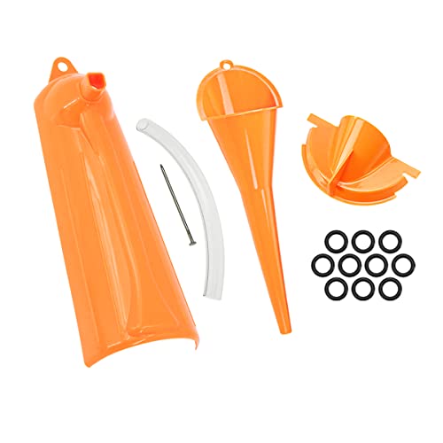 Oil Change Funnel Kit for Harley Touring Sportster Dyna Softail | Primary Case Oil Funnel, Crankcase Fill Tool, Drip-Free Oil Filter Tool, 10Pcs Drain Plug O-Rings, Harley Maintenance - size: 10pcs O Rings