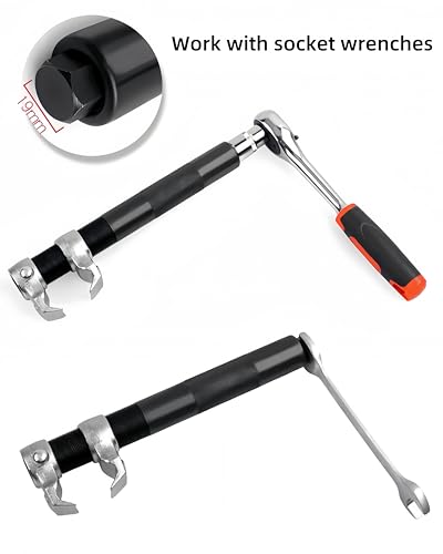 2PCS Spring Compressor Tool, Automotive Coil Spring Compressor Tool, Heavy Duty Macpherson Strut Spring Compression Set with Safety Bracket, Max 2200LBS, for Car Truck ATV UTV