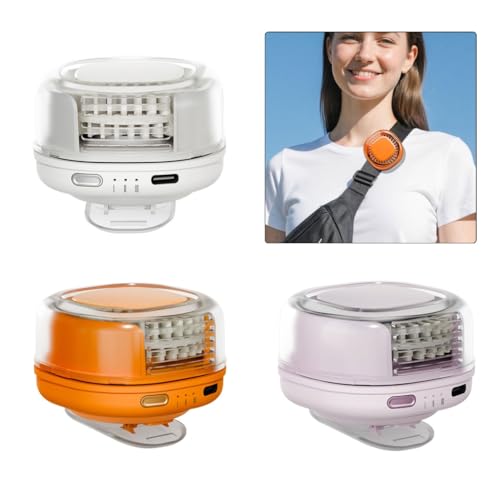 USB Rechargeable Small Clip On Fan Neck Waist Fan for Home And Outdoor Travel