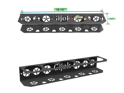 4 Pack Five Cans Wall-Mounted Steel Aerosol Spray Can Holder, Black | Steel Wall Mount Storage Organizer, For Garage and Workspace - style: 4-Black