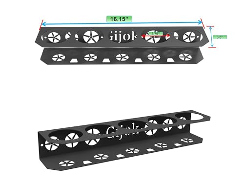 2 Pack Five Cans Wall-Mounted Steel Aerosol Spray Can Holder, Steel Wall Mount Storage Organizer for Garage and Workspace (2-Black) | Steel Wall Mount Storage Organizer, For Garage and Workspace - style: 2-Black
