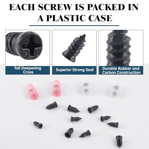 30 PCS Tire Repair Rubber Nail Kit, Vacuum Tire Repair Kits Spiral Rubber Nails, Self-Service Screw in Tire Repair Plugs for Car, Truck, Motorcycle, Tractor Tire Puncture Repair - size: 30PCS
