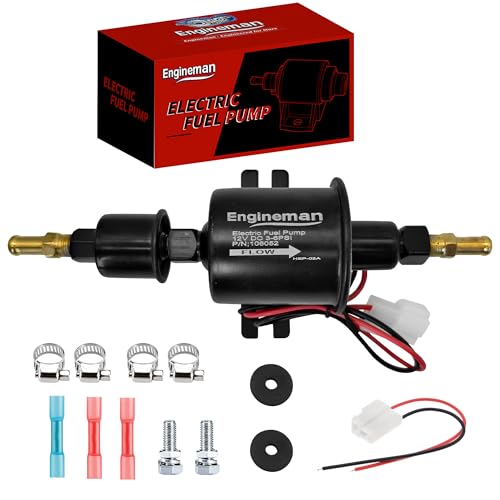 Electric Fuel Pump 12V Electric Transfer for Universal Low Pressure Gas Diesel Fuel Pump 3-6psi HEP-02A For Lawn Mower Carburetor Cars Trucks Boats - size: 3-6 PSI HEP-02A