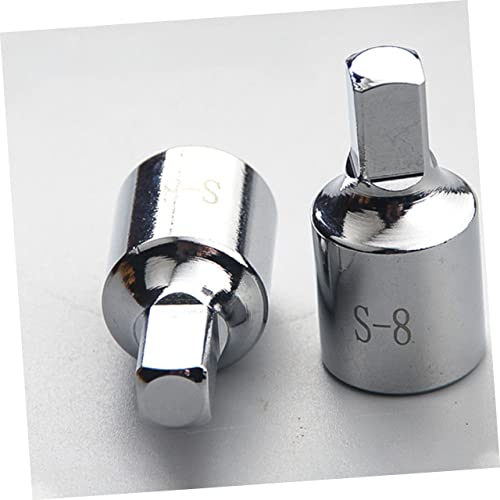 Happyyami Oil Drain Socket Assembly Tool Durable Silver Wrench for Motor Outlet Socket Sump Thread Repair Disassembly of Damaged Screws