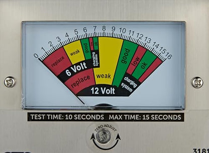 OTC 3181 130 Amp Heavy-Duty Battery Load Tester - Provides Accurate, Reliable Test Results in Just 10 Seconds