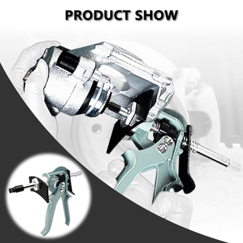 RAMATA 29350 Brake Caliper Piston Rewind Tool, Combination Single Discs Rear Brake Tool Kit Adjustment & Compression for Smooth Brakes - size: 29350