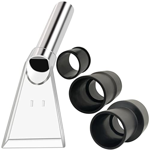 TunaMax Universal Work with All Shop Vacs with 2-1/2" & 1-7/8" & 1-1/4" Three Adapters Clear Extractor Attachment for Carpet Cleaning & Auto Detailing, Extraction Accessory for Wet Vacuum Cleaners - size: Small
