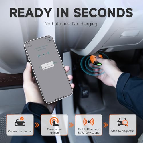 AUTOPHIX 3210Pro Bluetooth OBD2 Scanner with ABS SRS Transmission Live Data | Read and Clear Engine Codes, Customizable HUD Dashboards for iPhone and Android, Lifetime Updates Included, No Subscription