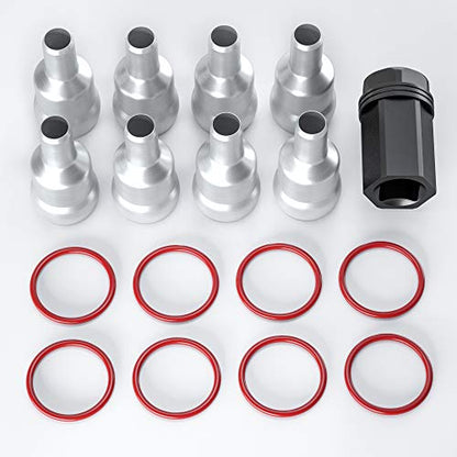 17PC High-Pressure Oil Rail Ball Tube Socket Oil Rail Leak Repair Kit Removal Tool For 2003-2010 Ford 6.0L Powerstroke