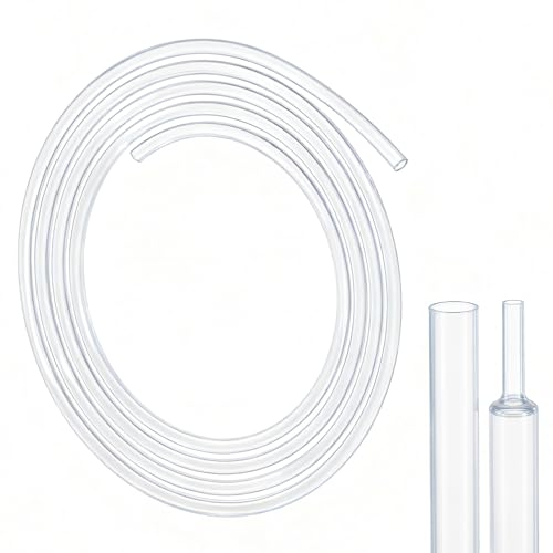 1M Heat Shrink Tubing, 4mm OD, 2:1 Ratio, Clear | Polyolefin Shrinkable Tube, Waterproof Electrical Insulation Tubing, for Wire Cable and Electronic Component Protection - size: 1M Φ4 Clear