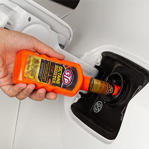 STP Octane Booster, Fuel Intake System Cleaner, Bottles, 5.25 Fl Oz, Pack of 12 - style: Octane Booster (12 Pack)