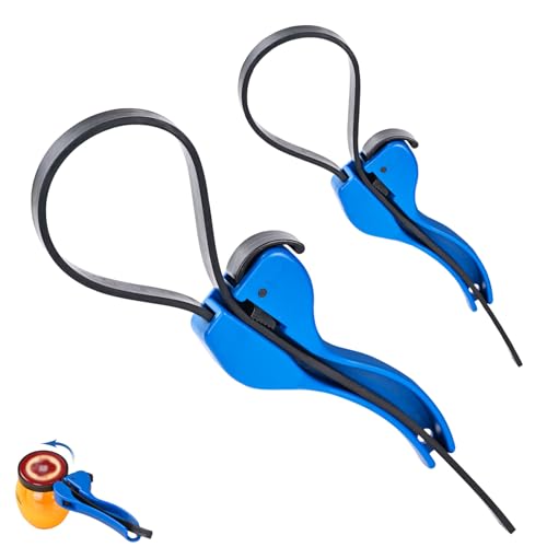 Rubber Strap Wrench Set - 2pcs Adjustable Wrench for Oil Filter, Plumbing, and Jar Opening - Large 24" and Small 19" Strap Wrenches for Seniors with Arthritis, Mechanics, and Home Repairs - color: Blue