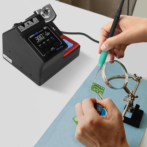 A9E Soldering Station 160W High Power Digital Display Solder Station Soldering Iron with 3pcs 210 Soldering Tips