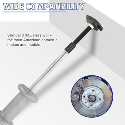 Rear Axle Bearing Remover Puller Slide Hammer Set | 3PCS Rear Axle Bearing Puller Extractor Installer Repair Tool Kit W/ 3 Sizes