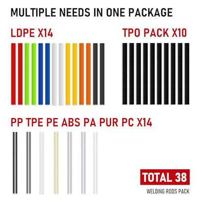 RX WELD Plastic Welding Kit,100W Plastic Welder Repair Kit