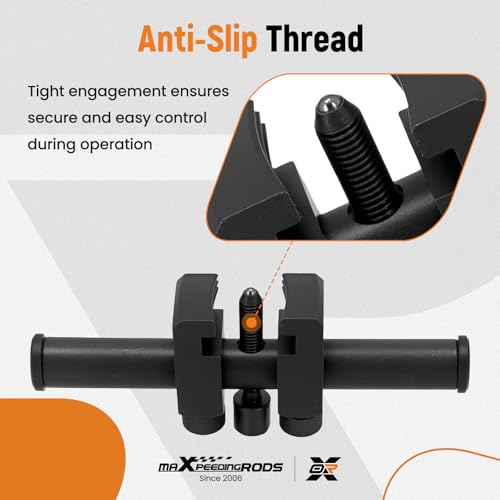 maXpeedingrods Universal Crankshaft Pulley Removal Tool, Harmonic Balancer Puller Set, Adjustable Ribbed Drive Belt Pulley Puller Remover Tool for A/C Units, Alternator, Steering Pump & Water Pump