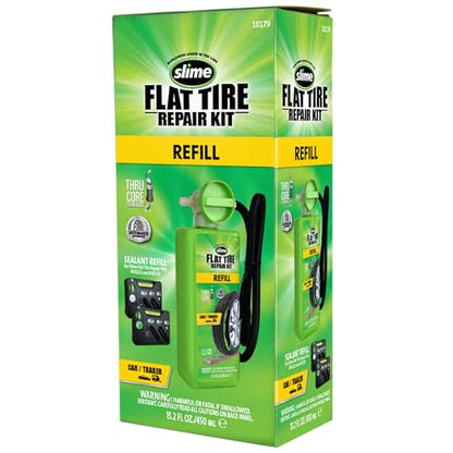 Slime 10179 Flat Tire Repair Kit (Sealant Refill) - style: All in one refill