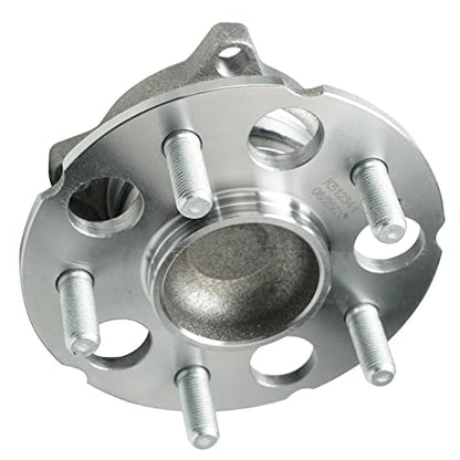 Detroit Axle - FWD Pair Rear Wheel Bearing and Hub Assembly for Honda CR-V 2007-2011, Crosstour 2012-2015, Accord Crosstour 2010-2011, 5-Lug w/ABS - style: 512344 x2/Pair