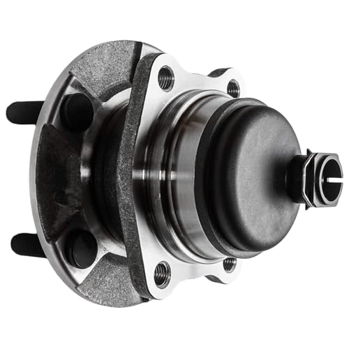 Detroit Axle - Pair Rear Wheel Bearing Hub Assembly for 2001-2007 Chrysler Town & Country, 2001-2003 Voyager, 2001-2007 Dodge Caravan/Grand Caravan FWD 5 Lugs with 4-Wheel ABS - style: 512169 x2/Pair
