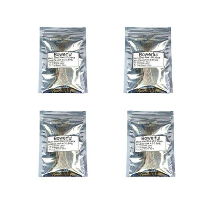 100pcs Pre-soldered Micro pico Litz Wired Leads Blue SMD Led 0603 + Muti-Resistor NEW - color: (3)Blue, size: 100pcs