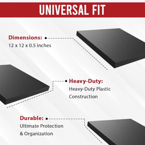 USA Made RV Leveling Jack Flex Pads 12" – Heavy-Duty Rubber Jack Pads (4-Pack) – Non-Slip, Shock-Absorbing Stabilizer Mats for Camper & Trailer – Prevent Sinking & Sliding - size: 12" (4-pack)