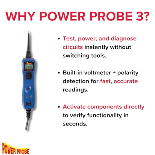 Power Probe 3 Circuit Tester, Supplies Power & Ground (PP3CSBLU) - color: Blue - Limited Edition
