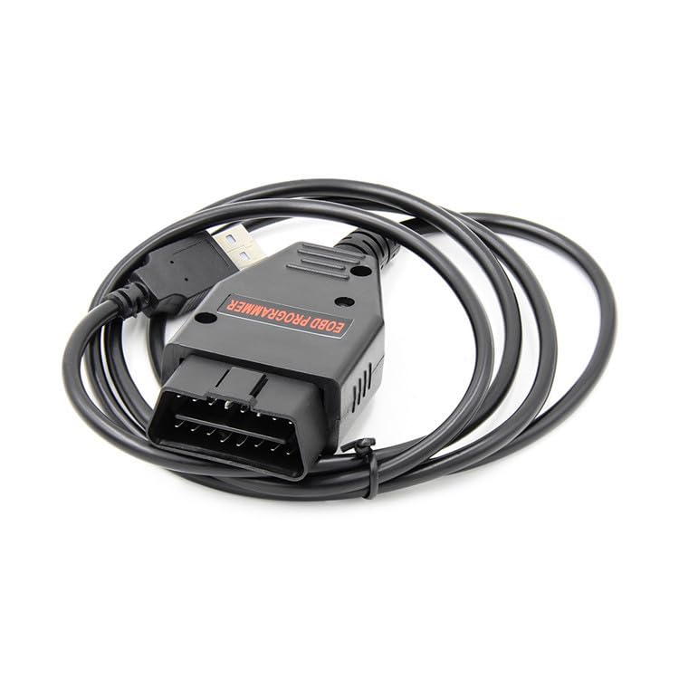 Galletto 1260 OBD2 to USB Cable Code Reader for Diesel and Petrol Cars,Compatible with Toyota/Honda/Ford/GM/Fiat/Porsche Vehicles ECUs Diagnostic Scanner Tool, Work with Windows 32-bit System