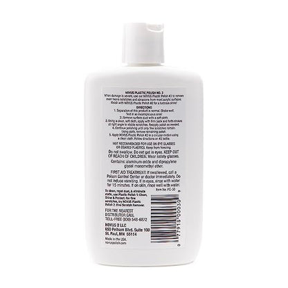 NOVUS 7082 | Heavy Scratch Remover #3 | 8 Ounce Bottle - color: #3 Heavy Scratch Remover, size: 8 Ounce