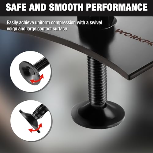 WORKPRO Brake Caliper Compression Tool, Piston Compressor Spreader Tool | Disc Brake Pad Spreader Tool for Compressing Inner Pad, Brake Piston Compressor Tool for Cars & Light Trucks - size: Standard
