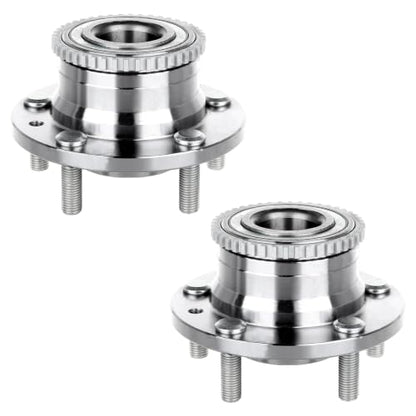 ECCPP 2-Piece 512269 Rear Wheel Hub Bearing for Mazda Protege 2000-2003 | for Mazda MPV 1989-2006 5 lugs w/ABS Sensor Pre-Greased Sealed - size: 512269*2