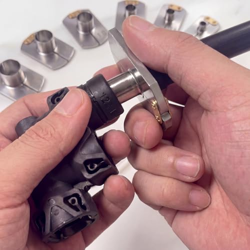 Hicarer 6 Pcs 6-16mm Air Hose Removal Tool Kit Pneumatic Pipe Removing Stainless Steel Tool for Easy Hose Removal