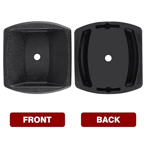 Jack Wheel Chock, Heavy Duty Reinforced Dual Trailer Swirl Jack Caster Wheel Dock, Rubber Double Wheel Chock for Caravans and Trailers Camper Tent - color: Large - Dual Wheel
