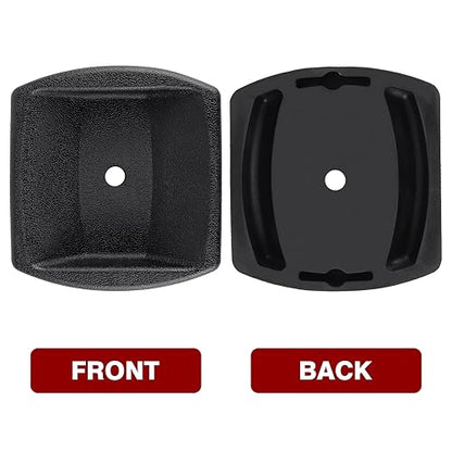 Jack Wheel Chock, Heavy Duty Reinforced Dual Trailer Swirl Jack Caster Wheel Dock, Rubber Double Wheel Chock for Caravans and Trailers Camper Tent - color: Large - Dual Wheel