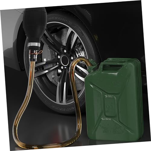 Zerodeko 1set Hand Gas Pump Siphon Hose Manual Fuel Transfer Pump Kit for Gas Oil Fluid Siphon Hose for Automotive Use Lightweight and Easy to Operate