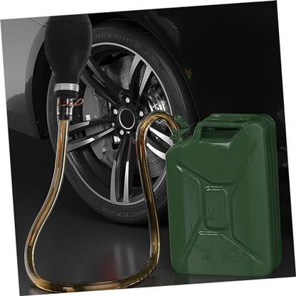 Zerodeko 1set Hand Gas Pump Siphon Hose Manual Fuel Transfer Pump Kit for Gas Oil Fluid Siphon Hose for Automotive Use Lightweight and Easy to Operate