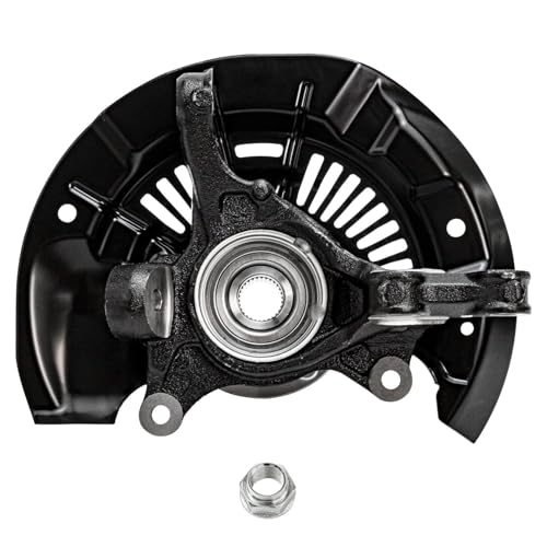 Detroit Axle - FWD Front Steering Knuckles & Wheel Hub Bearings + Struts w/Coil Spring Replacement for 2011-2014 Toyota Sienna 3.5L - size: 4QU48683/ Big strut kit