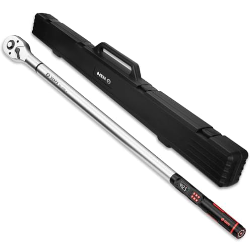 VANPO Digital Torque Wrench 3/4-Inch 22.1-442.5 Ft-Lb, for Trucks | 30-600Nm, ±2% Accuracy Heavy-Duty Electronic Torque Wrench with Triple Alert, Preset Memory for Heavy Automotive & Equipment - size: 3/4-inch 22.1-442.5 Ft-lb/30-600 Nm