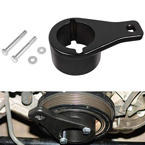 Yoursme for Toyota/Lexus Crankshaft Damper Pulley Holding Holder Harmonic Tool with 2PCS Crank Bolts Fits 3.0 L6, 3.0 V6, 3.3 V6, 4.0 V8, 4.3 V8, 4.7 V8 Engine